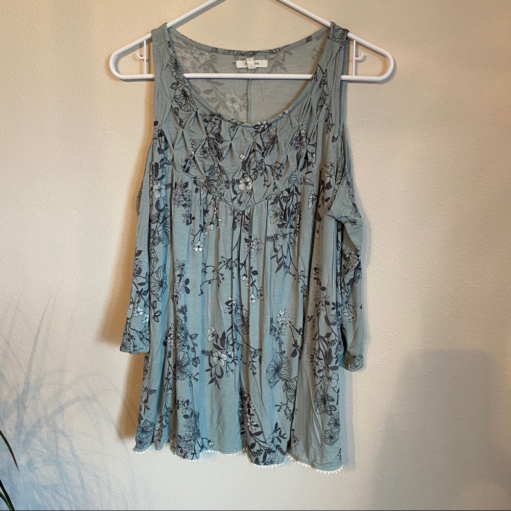 Maurices Light Blue Blouse Never Worn